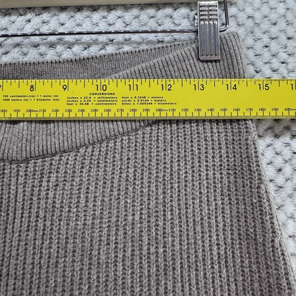 Gap Pants Womens S Tall Cool Brown Knit High Rise Wide Leg PullOn Sweatpants - Picture 8 of 14